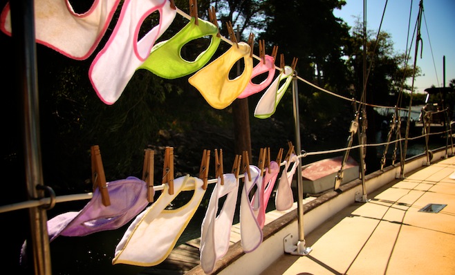 Bibs on a Wire